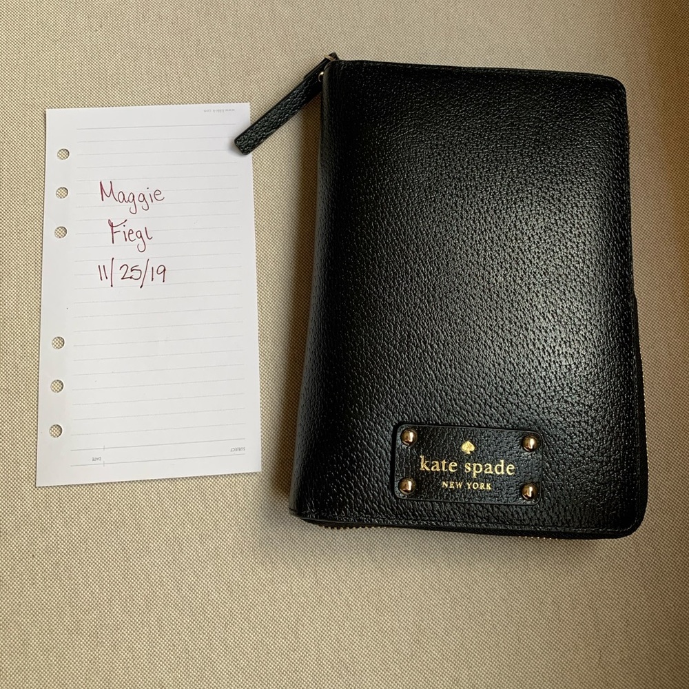 Black Kate Spade Wellesley Planner/Agenda 😍